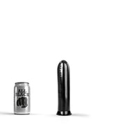 All Black Dildo 19 cm – Glad PVC met Zuignap – Zwart-Erotiekvoordeel.nl