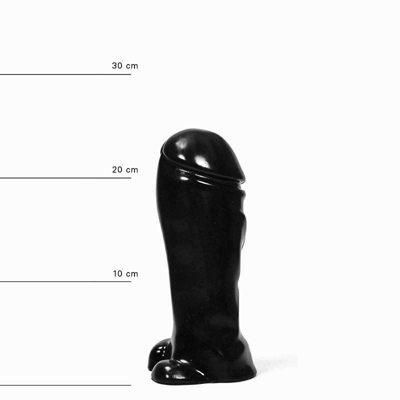 All Black - Dildo - 22 x 8 cm - Schwarz-Erotiekvoordeel.nl