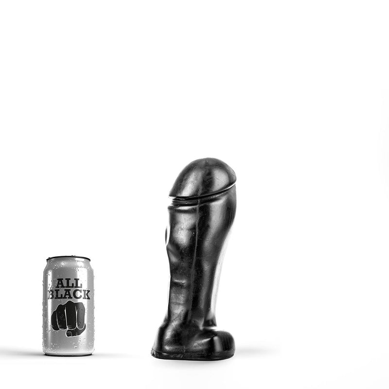 All Black - Dildo - 22 x 8 cm - Schwarz-Erotiekvoordeel.nl