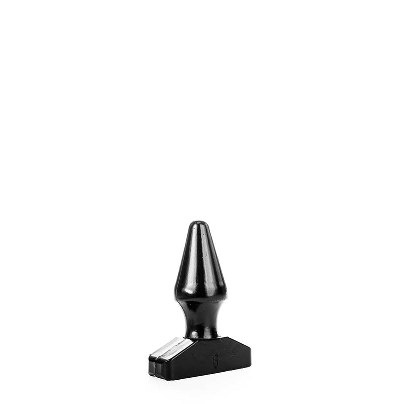 All Black - Plug anal extremo - 16 x 5,5 cm - Negro-Erotiekvoordeel.nl