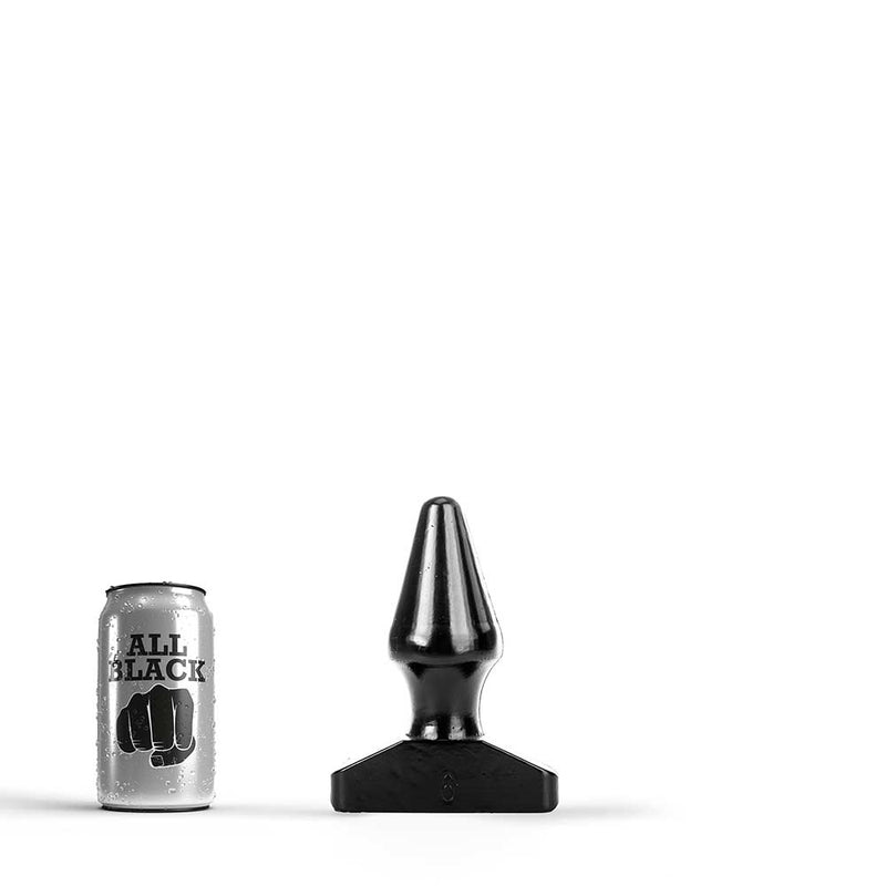 All Black - Plug anal extremo - 16 x 5,5 cm - Negro-Erotiekvoordeel.nl