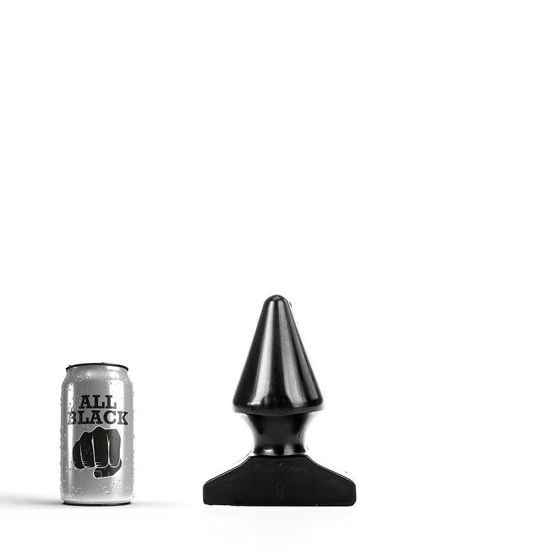 All Black - Ekstremalny Wtyk Analny - 18,5 X 7 Cm - Czarny-Erotiekvoordeel.nl