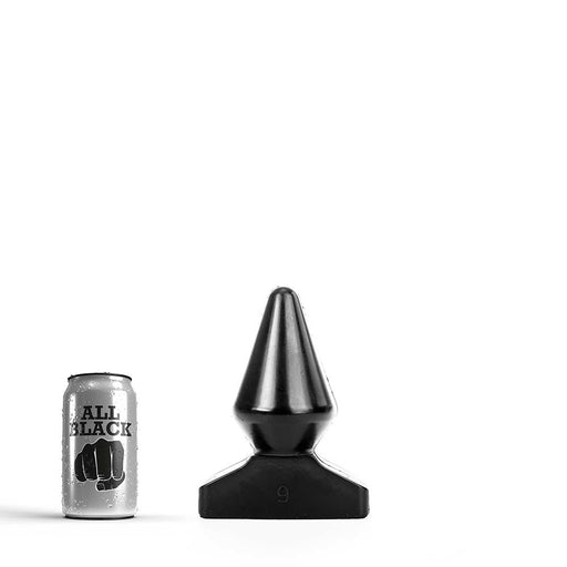All Black - Plug anale estremo - 18,5 x 9 cm - Nero-Erotiekvoordeel.nl