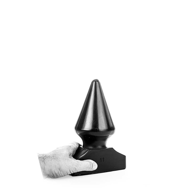 All Black - Extreme Anal Plug - 21,5 X 10,5 Cm - Czarny-Erotiekvoordeel.nl
