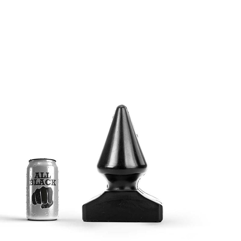 All Black - Extreme Anal Plug - 21,5 X 10,5 Cm - Czarny-Erotiekvoordeel.nl