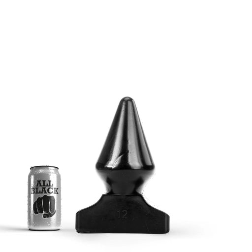 All Black - Extreme Analplug - 23 x 11,5 cm - Schwarz-Erotiekvoordeel.nl