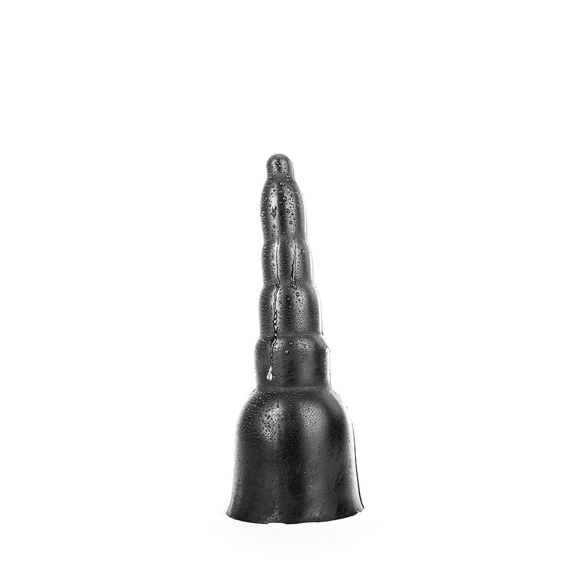 All Black - Grote Pyramide Dildo - 31 x 11.5 cm - Zwart-Erotiekvoordeel.nl