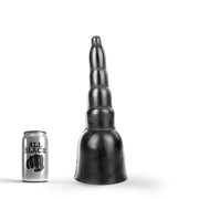 All Black - Grote Pyramide Dildo - 31 x 11.5 cm - Zwart-Erotiekvoordeel.nl