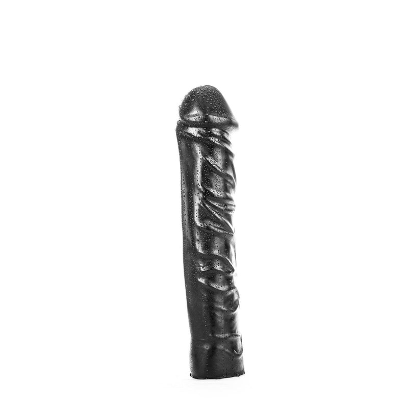 All Black - Grote Realistische Dildo - 31 x 6.5 cm - Zwart-Erotiekvoordeel.nl