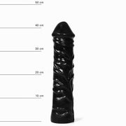 All Black - Grote Realistische Dildo - 31 x 6.5 cm - Zwart-Erotiekvoordeel.nl