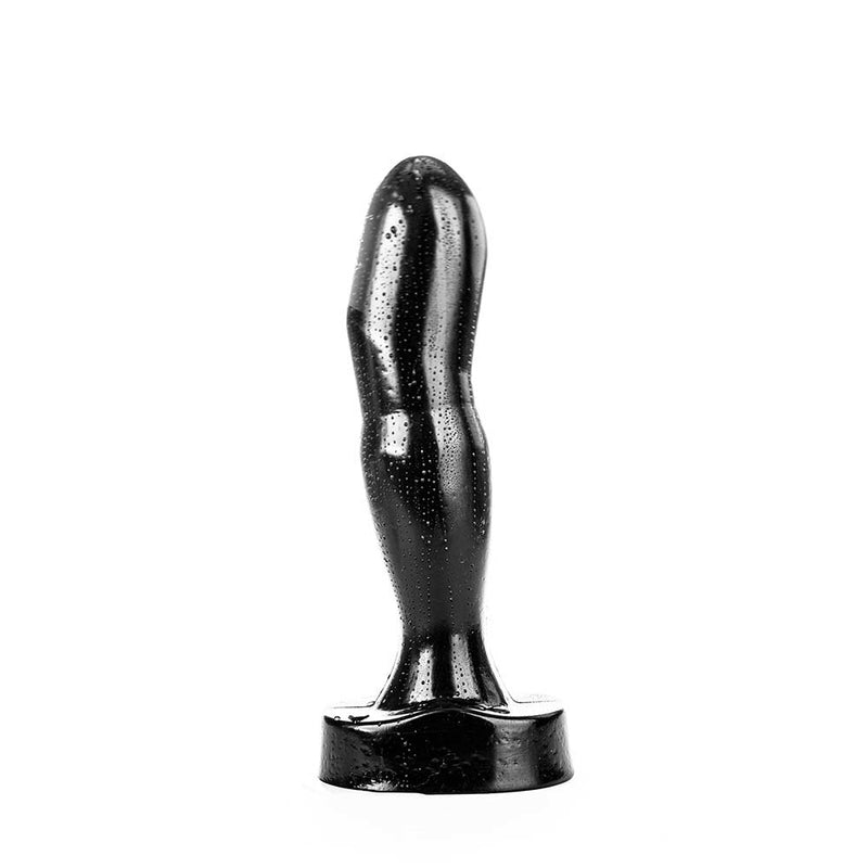 All Black - Consolador anal grande con forma de dedo - 32 x 6,7 cm - Negro-Erotiekvoordeel.nl