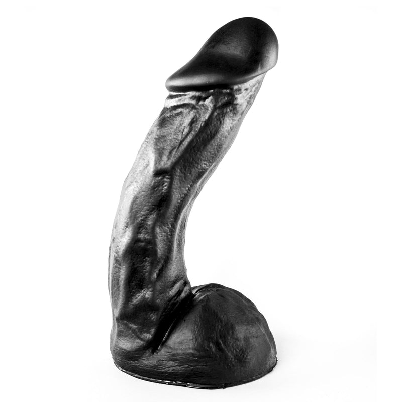 All Black - Klassieke Dildo - 27.5 x 5.5 cm - Zwart-Erotiekvoordeel.nl