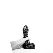 All Black - Dildo realistico - 19 x 4,5 cm - Nero-Erotiekvoordeel.nl