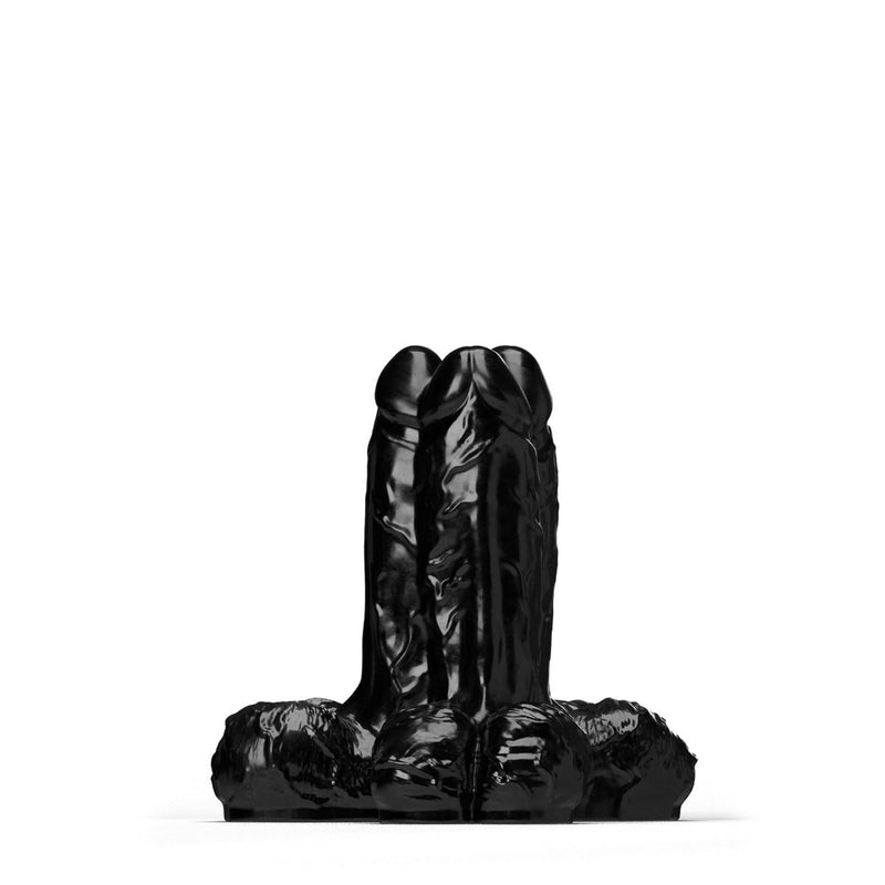 All Black Steroïd - Gape, Set, and Match - Dildo - 30 x 13 cm - Zwart-Erotiekvoordeel.nl