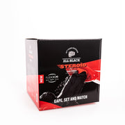 All Black Steroïd - Gape, Set, and Match - Dildo - 30 x 13 cm - Zwart-Erotiekvoordeel.nl