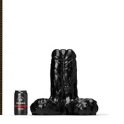 All Black Steroïd - Gape, Set, and Match - Dildo - 30 x 13 cm - Zwart-Erotiekvoordeel.nl