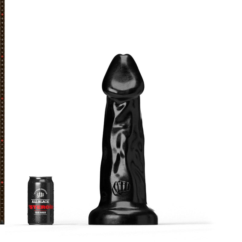 All Black Steroïd - Olympus - Dildo - 43,5 x 12,2 cm - Zwart-Erotiekvoordeel.nl