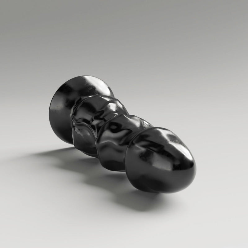 All Black Steroïd - Shuttlecock - Dildo - 24 x 9 cm - Zwart-Erotiekvoordeel.nl