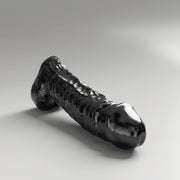 All Black Steroïd - The Gym Buddy - Dildo - 35x 8,7 cm - Zwart-Erotiekvoordeel.nl