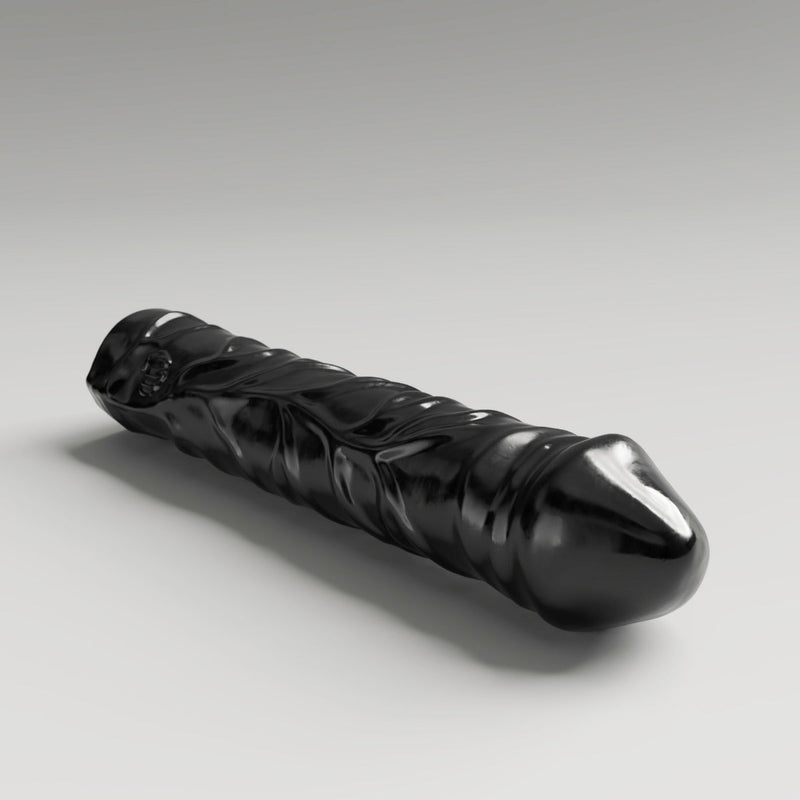All Black Steroïd - The Home Stretch - Dildo - 43 x 9.6 cm - Zwart-Erotiekvoordeel.nl