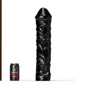 All Black Steroïd - The Home Stretch - Dildo - 43 x 9.6 cm - Zwart-Erotiekvoordeel.nl