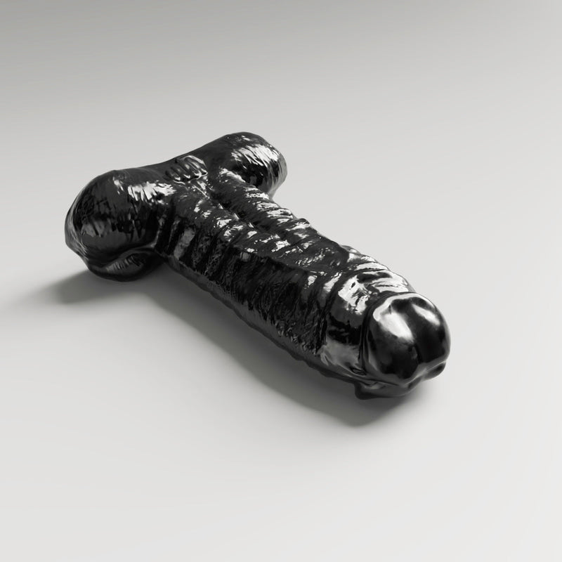All Black Steroïd - The Personal Trainer - Dildo - 37 x 14,6 cm - Zwart-Erotiekvoordeel.nl