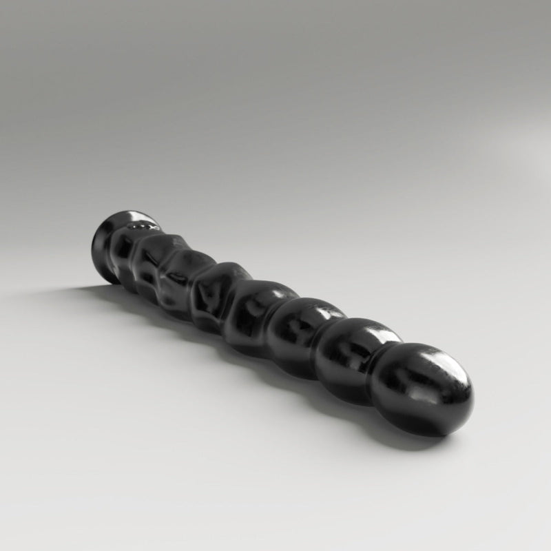 All Black Steroïd - The Sabre Dildo - 39,5x 4,4 cm - Zwart-Erotiekvoordeel.nl