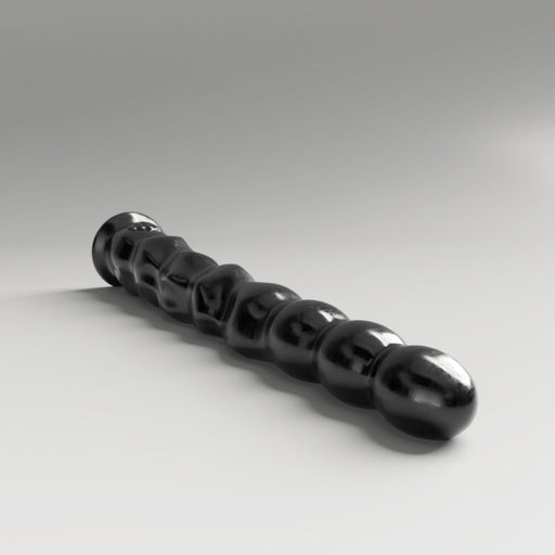 All Black Steroïd - The Sabre Dildo - 39,5x 4,4 cm - zwart-Erotiekvoordeel.nl