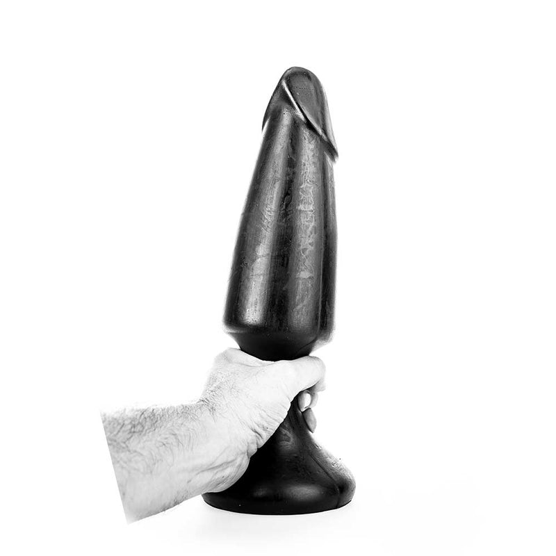 All Black - XXL Butt Plug - 35 x 9.5 cm - Black-Erotiekvoordeel.nl