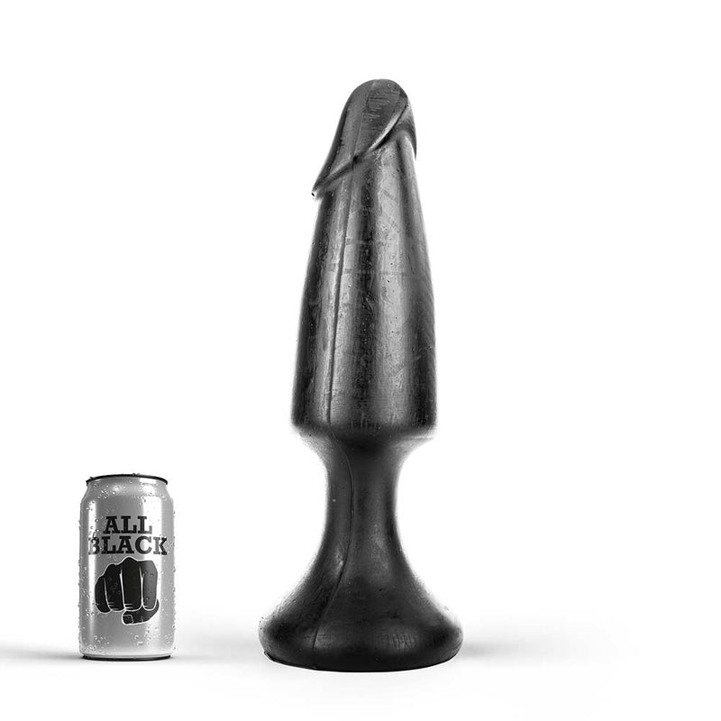 All Black - XXL Butt Plug - 35 x 9.5 cm - Zwart-Erotiekvoordeel.nl