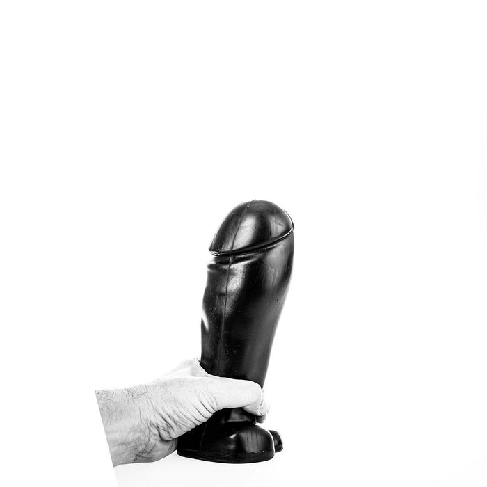 All Black - Zwarte realistische dildo - 22 cm-Erotiekvoordeel.nl