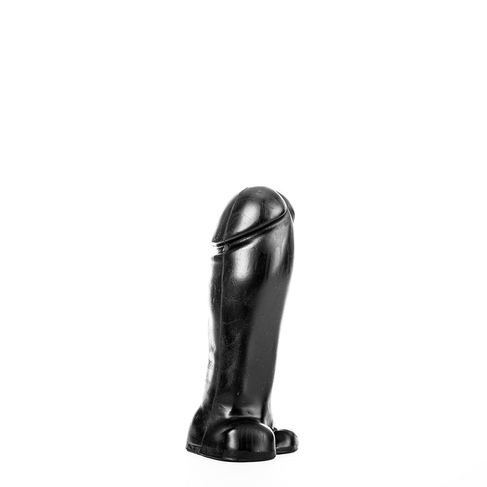 All Black - Zwarte realistische dildo - 22 cm-Erotiekvoordeel.nl