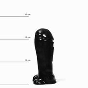 All Black - Dildo - 22 x 8 cm - Zwart-Erotiekvoordeel.nl