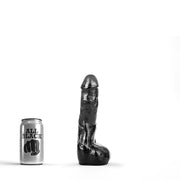 All Black - Dildo Met Balzak - 22 x 5 cm - Zwart-Erotiekvoordeel.nl