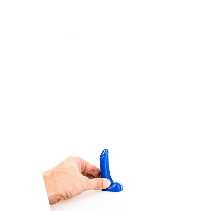 All Blue - Kleine Dildo - 9 x 2 cm - Blauw-Erotiekvoordeel.nl