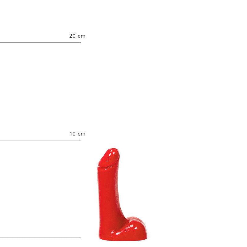 All Red - Extra Kleine Dildo - 9 x 2 cm - Rood-Erotiekvoordeel.nl