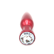 Kiotos - Aluminum Buttplug Met Kristal - Rood-Erotiekvoordeel.nl