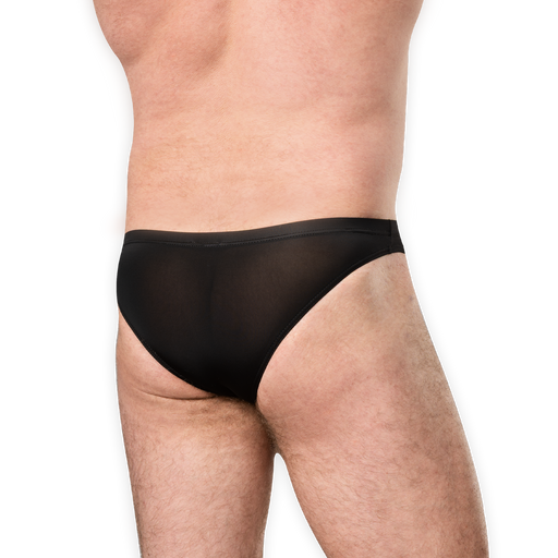 Amorable - Slip de hombre con abertura en la entrepierna - Talla única - Negro - Erotiekvoordeel.nl