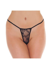 Amorable - Mini Stringi Typu Tanga - Czarne - Rozmiar Uniwersalny - Erotiekvoordeel.nl