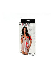 Amorable - Nurse Dress With Zipper-Erotiekvoordeel.nl