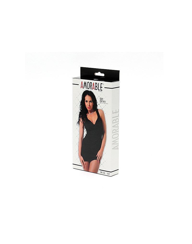 Amorable - Miniabito nero - Spalline incrociate sulla schiena - Erotiekvoordeel.nl