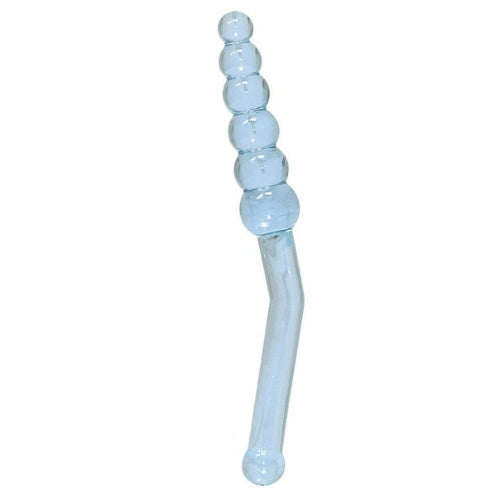 Anal Angler - Plug anale in gelatina con perline ricurve - con manico - Erotiekvoordeel.nl