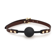 Kiotos - BDSM Fancy 9 Item Kit - Luxe Draagtas met 9 Verschillende BDSM Artikelen - Bruin-Erotiekvoordeel.nl