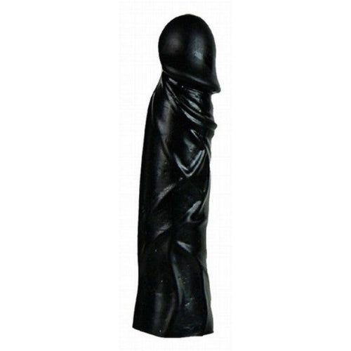BP Toys - Dildo - Dildo ohne Hodensack - Schwarz - 18 cm - Erotiekvoordeel.nl