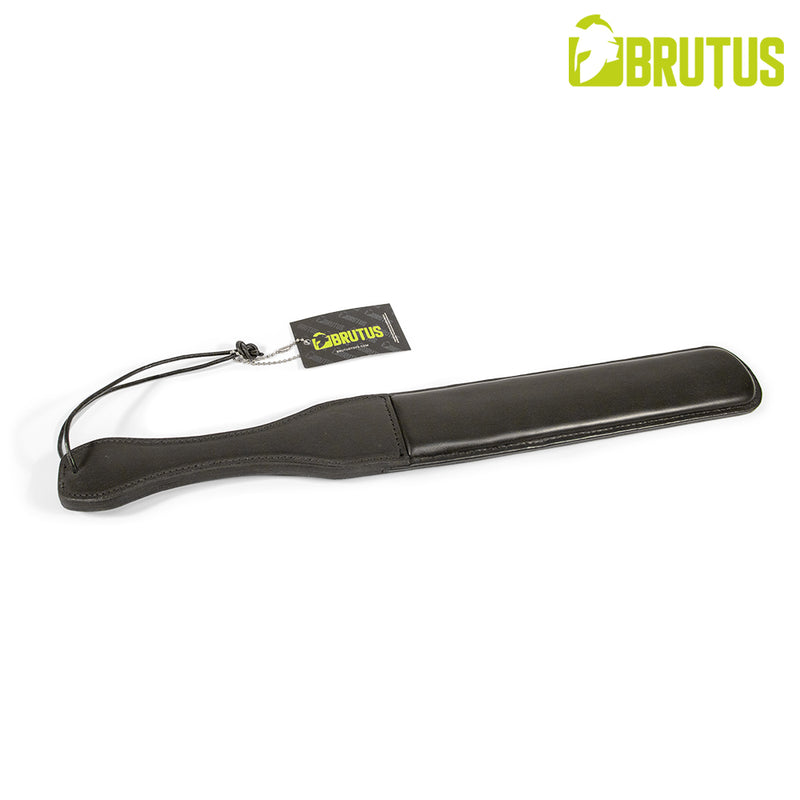 BRUTUS - Paddle Punisher en cuir rembourré - Zwart-Erotiekvoordeel.nl
