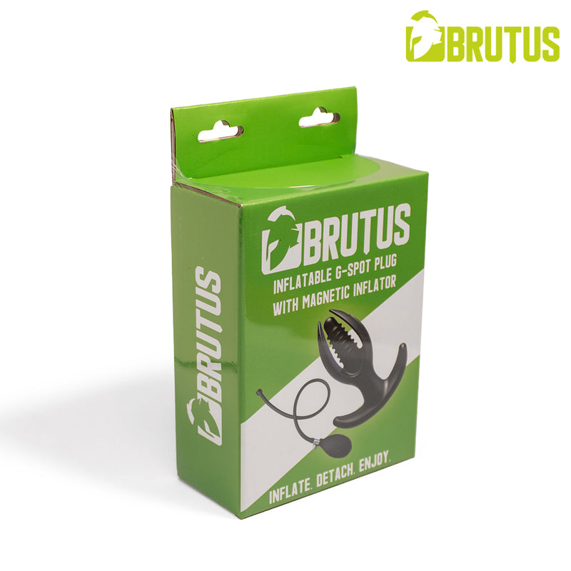 BRUTUS - Plug anal gonflable en forme d'ancre avec pompe magnétique - Erotiekvoordeel.nl