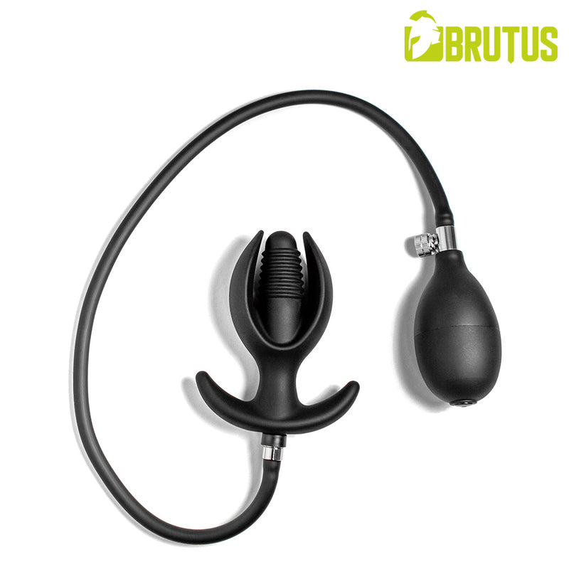 BRUTUS - Plug anal gonflable en forme d'ancre avec pompe magnétique - Erotiekvoordeel.nl