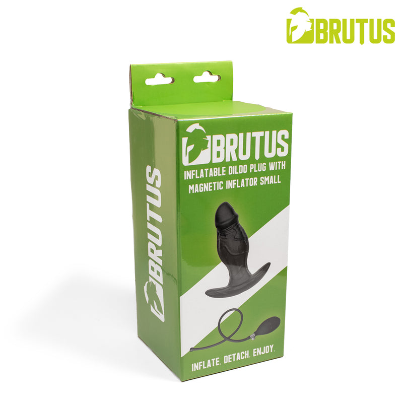 BRUTUS - Plug anal gonflable en forme de gode avec pompe magnétique - Erotiekvoordeel.nl
