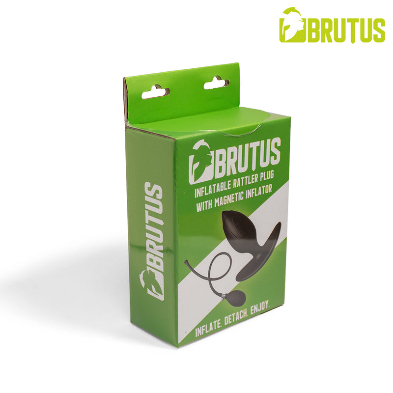 BRUTUS - Plug anal gonflable Rattler avec pompe magnétique - Erotiekvoordeel.nl