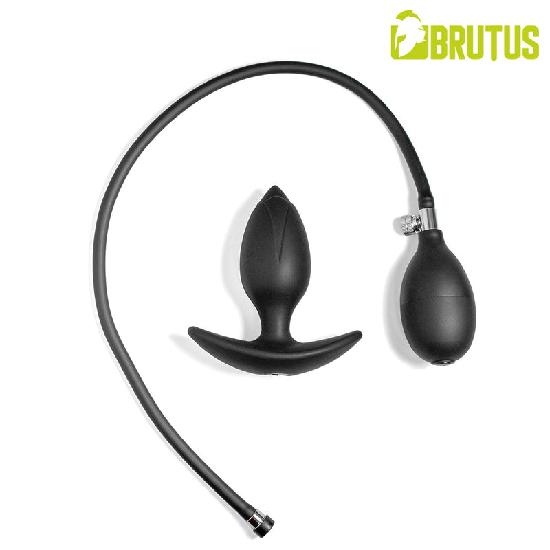 BRUTUS - Plug anal gonflable Rattler avec pompe magnétique - Erotiekvoordeel.nl